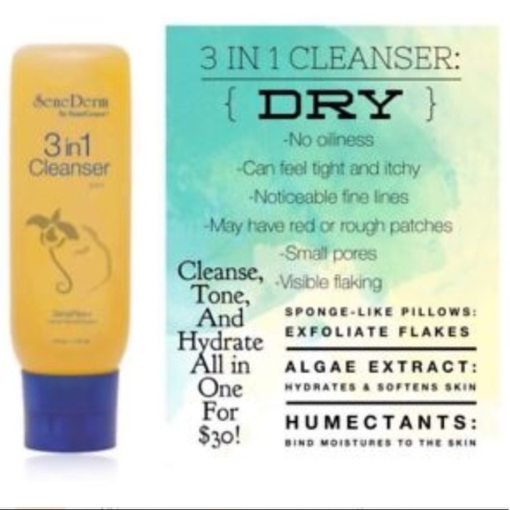 SeneDerm 3 in 1 Cleanser - Dry